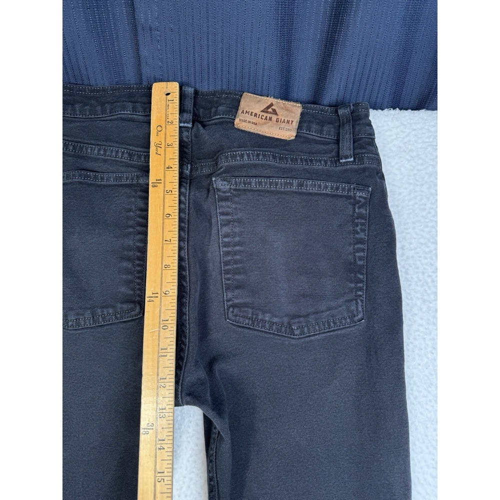 American Giant Black Jeans Skinny FIT - Men's 30x32 Fits 30x30 - Picture 12 of 13